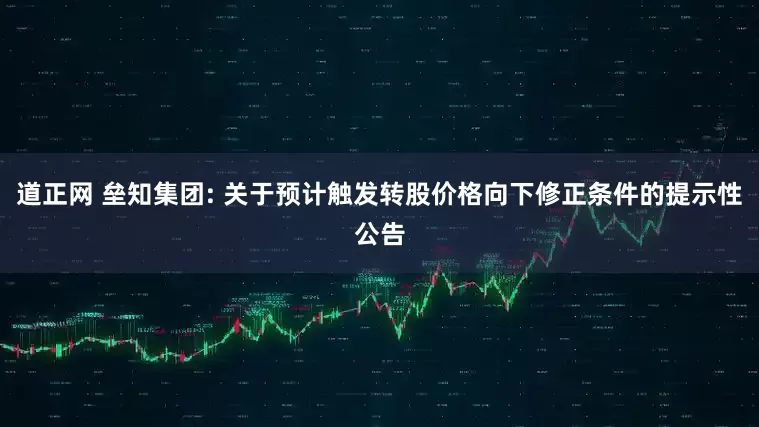 道正网 垒知集团: 关于预计触发转股价格向下修正条件的提示性公告